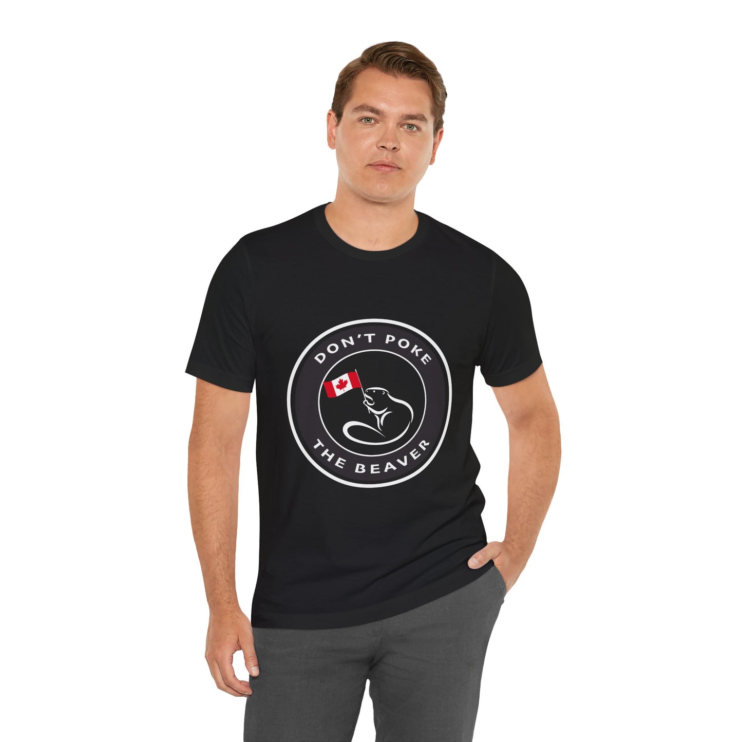 Don't Poke The Beaver Original Collection - Unisex Jersey Short Sleeve Tee