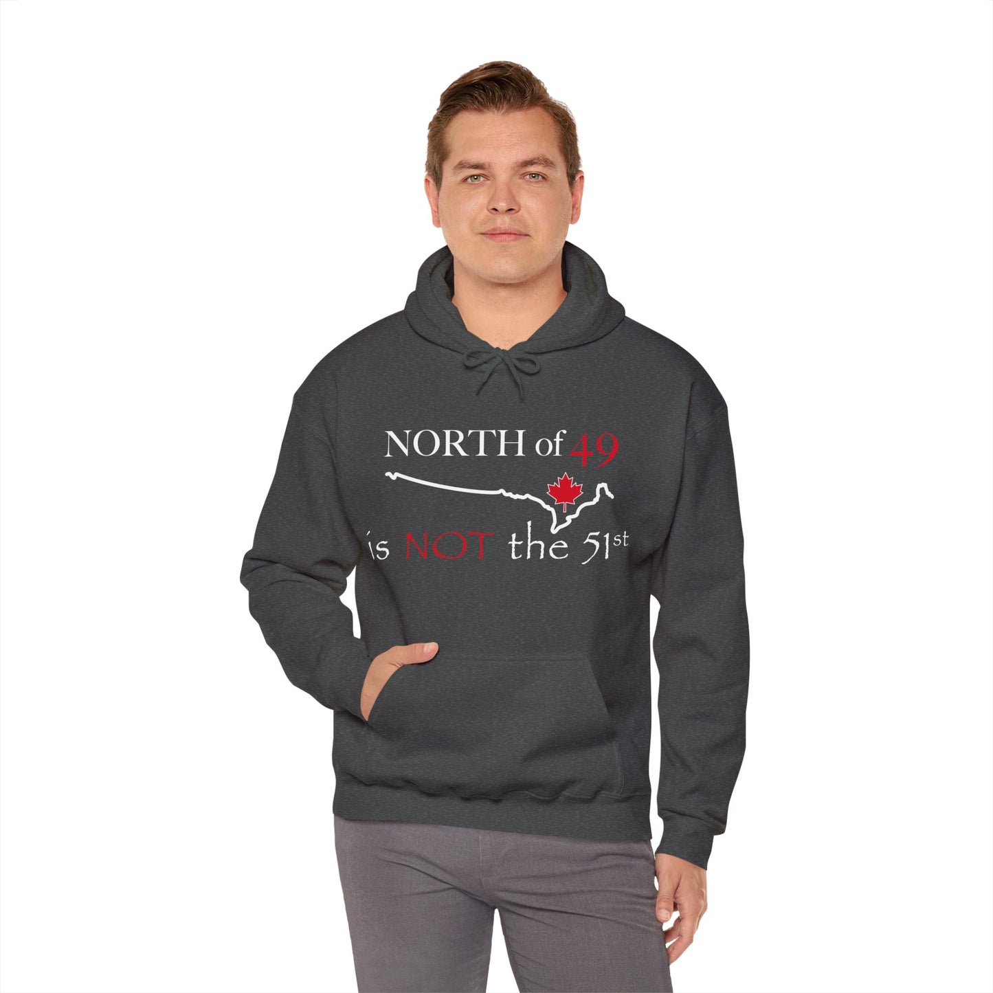 North of 49 - Unisex Heavy Blend™ Hooded Sweatshirt