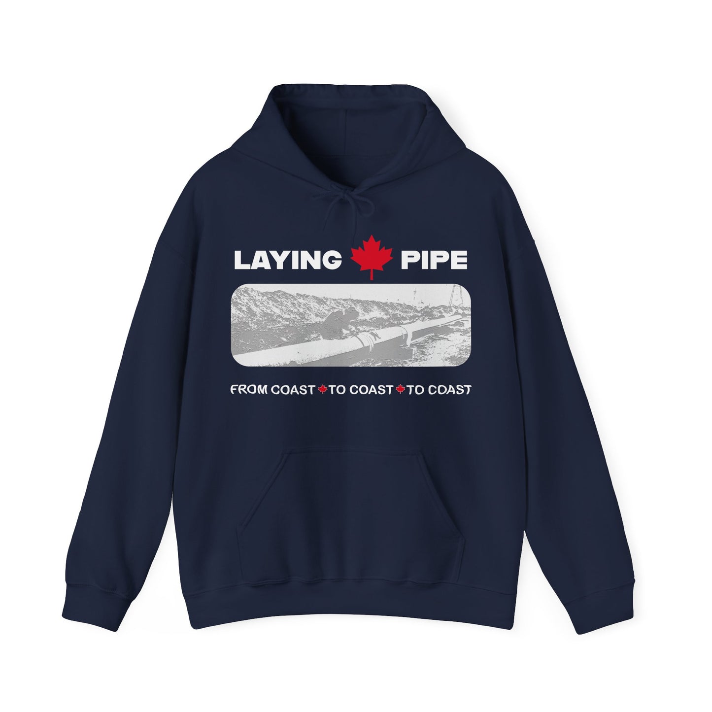 Laying Pipe - Unisex Heavy Blend™ Hooded Sweatshirt