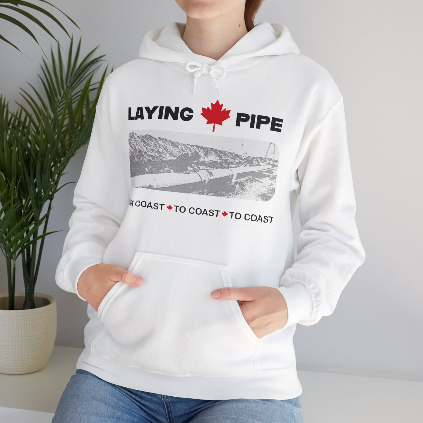 Laying Pipe - Unisex Heavy Blend™ Hooded Sweatshirt