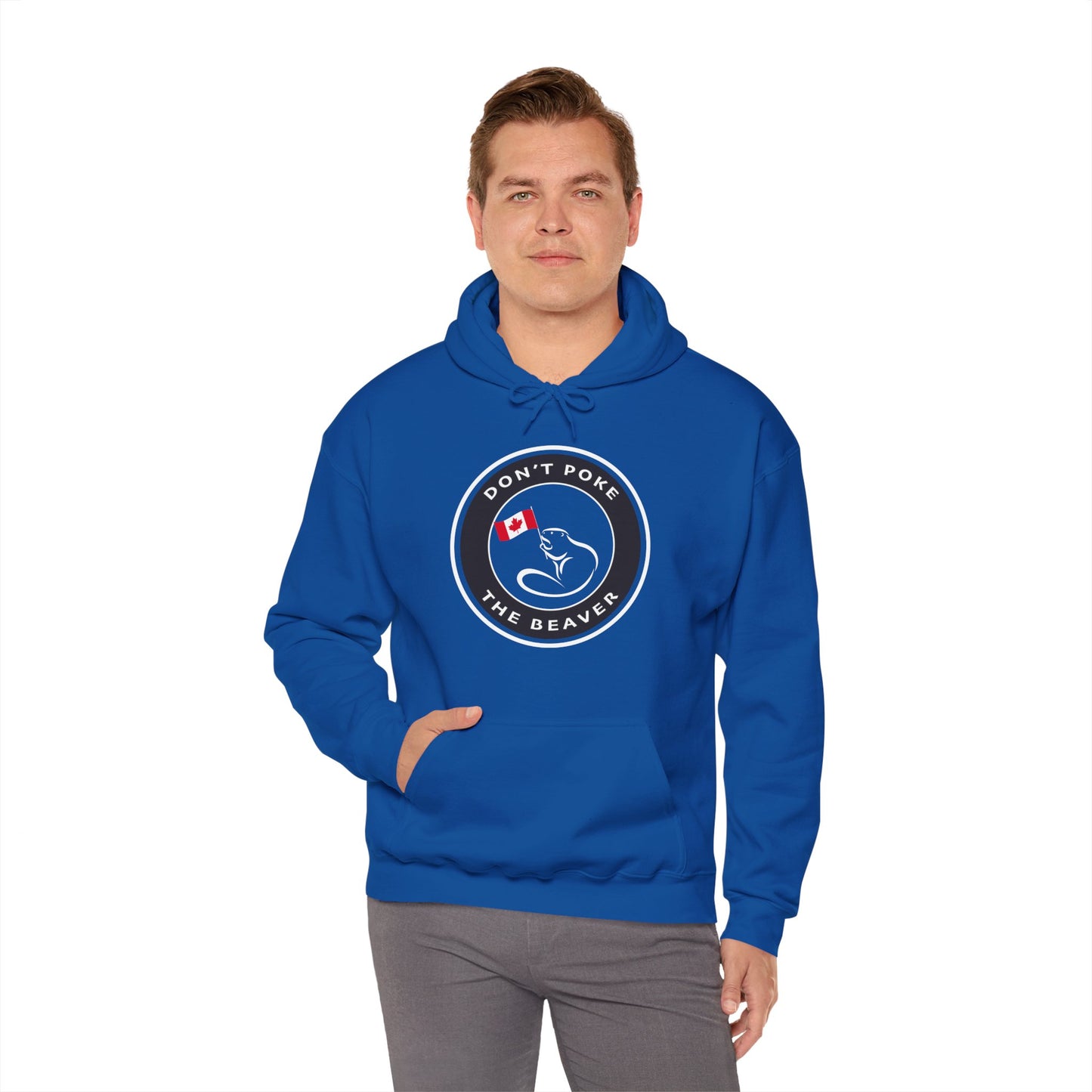 Don't Poke The Beaver Original Collection - Unisex Heavy Blend™ Hooded Sweatshirt