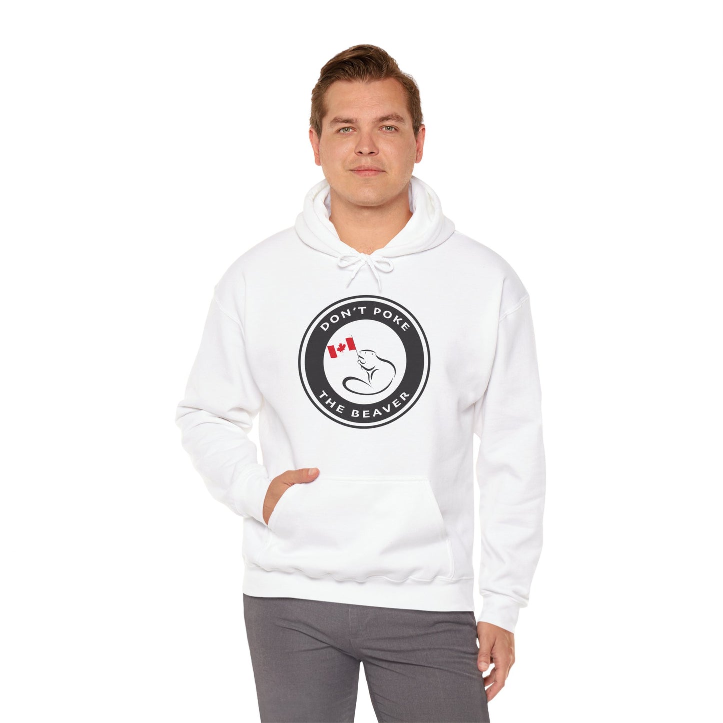 Don't Poke The Beaver Original Collection - Unisex Heavy Blend™ Hooded Sweatshirt