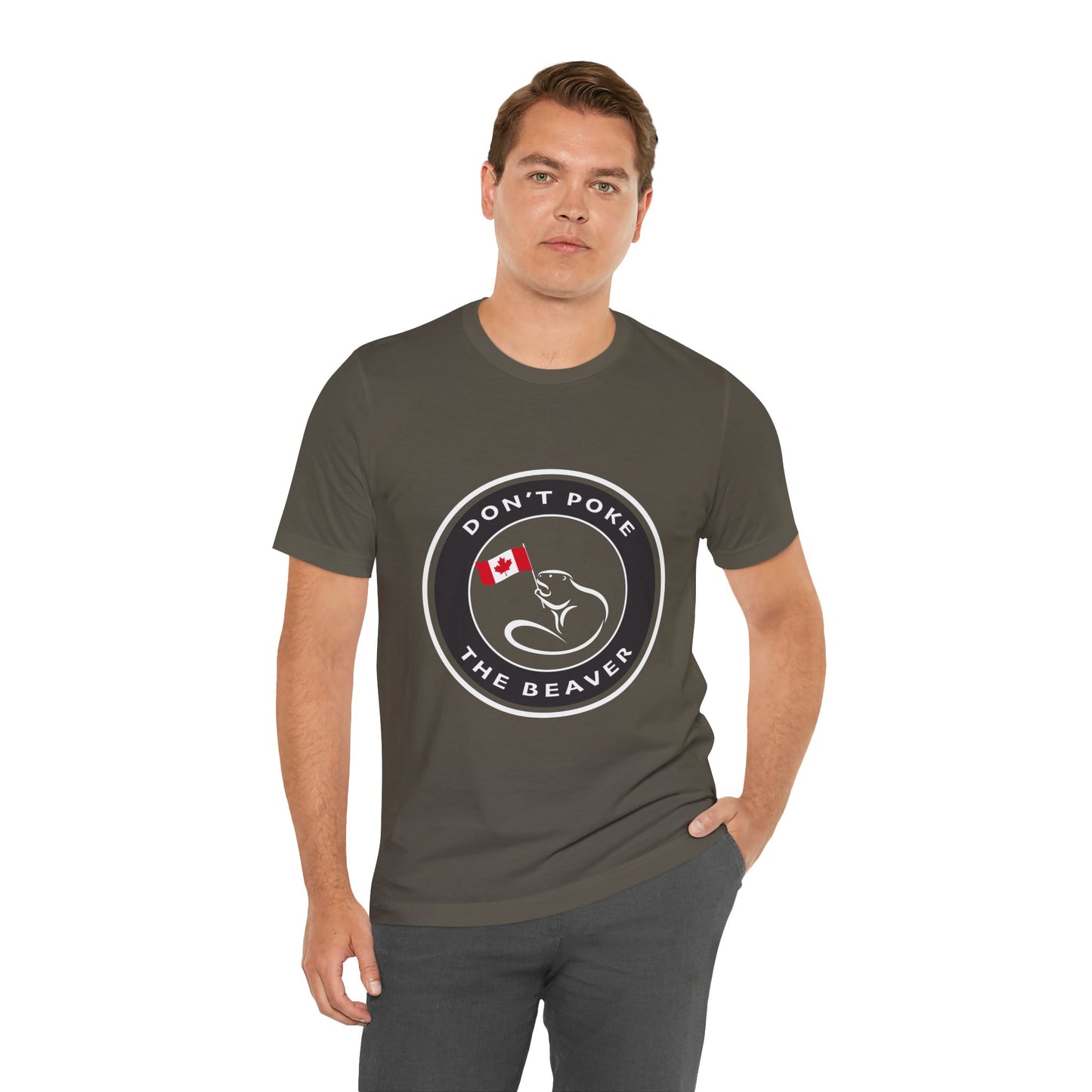 Don't Poke The Beaver Original Collection - Unisex Jersey Short Sleeve Tee