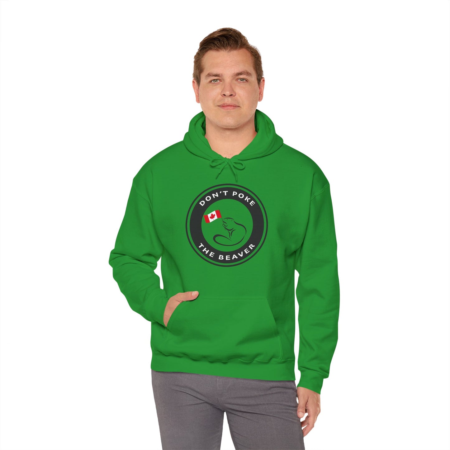 Don't Poke The Beaver Original Collection - Unisex Heavy Blend™ Hooded Sweatshirt