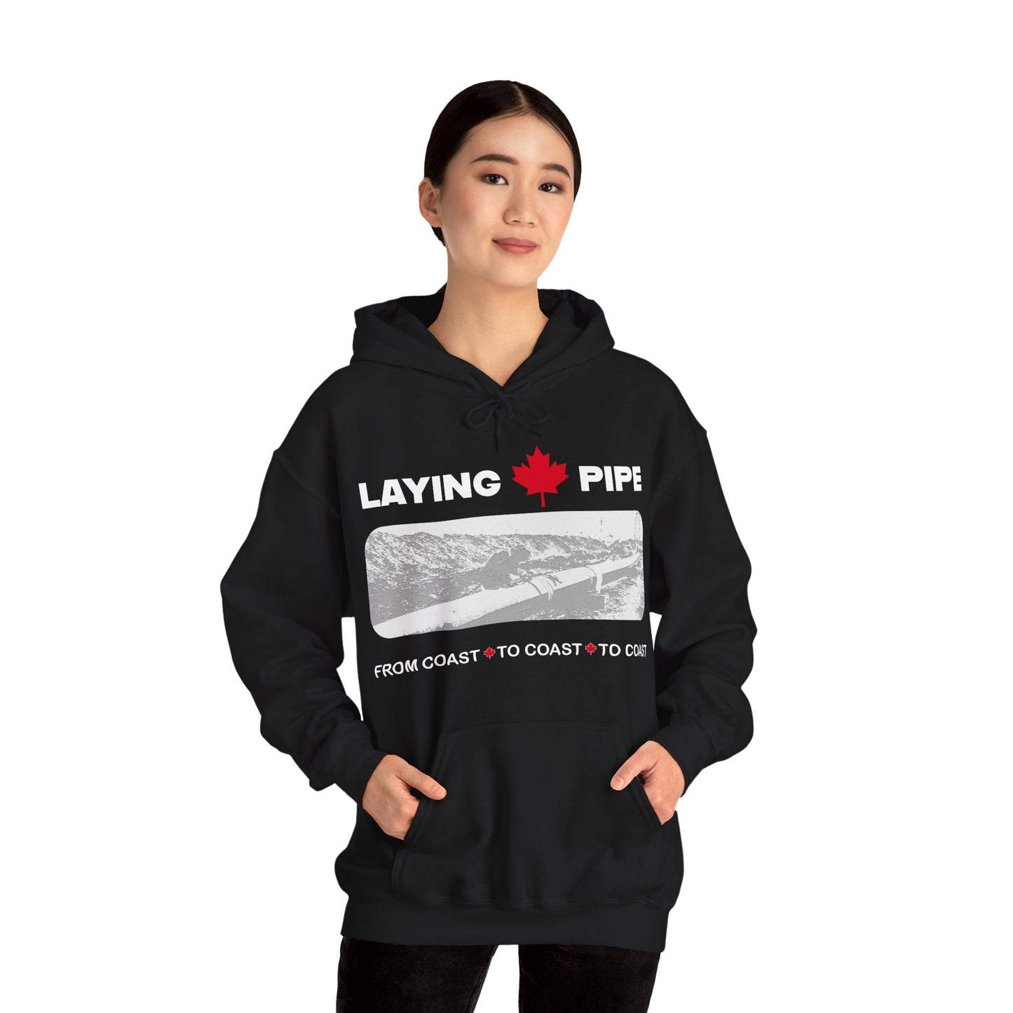 Laying Pipe - Unisex Heavy Blend™ Hooded Sweatshirt