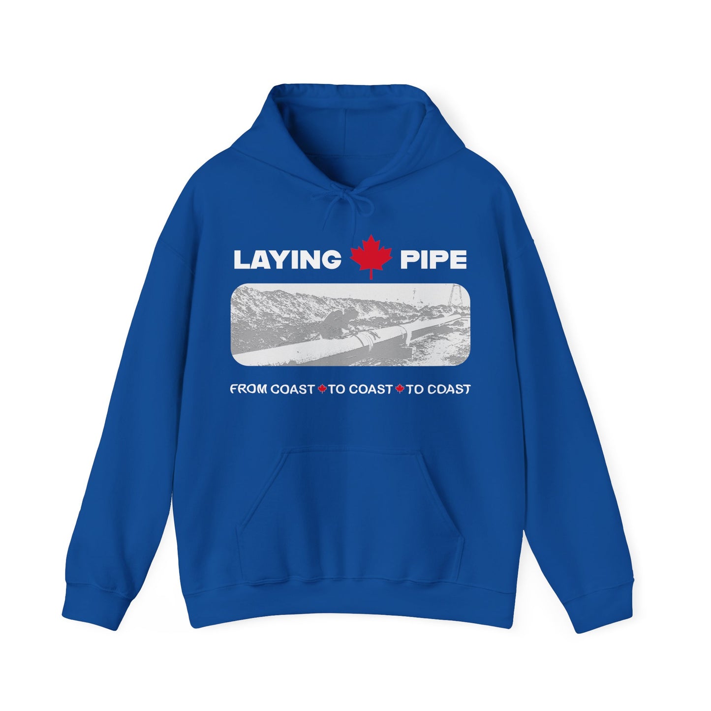 Laying Pipe - Unisex Heavy Blend™ Hooded Sweatshirt