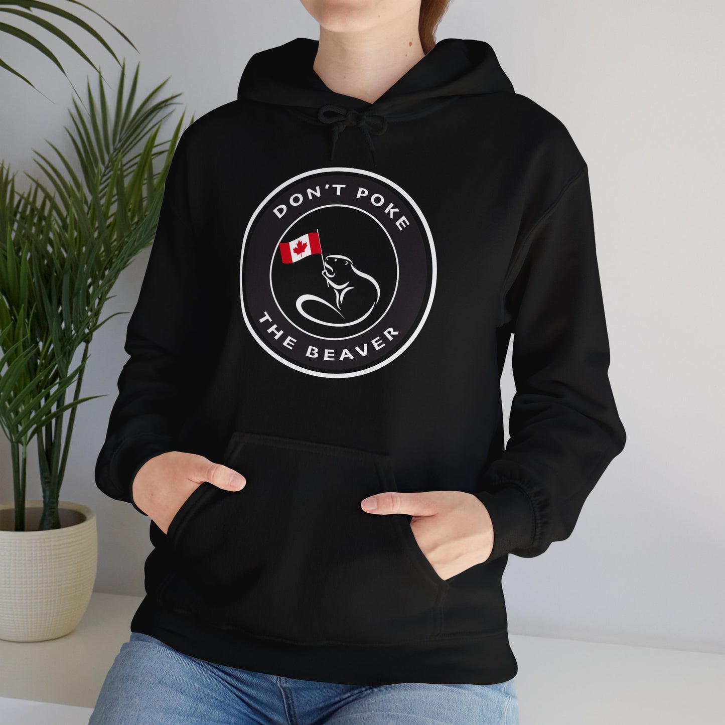 Don't Poke The Beaver Original Collection - Unisex Heavy Blend™ Hooded Sweatshirt