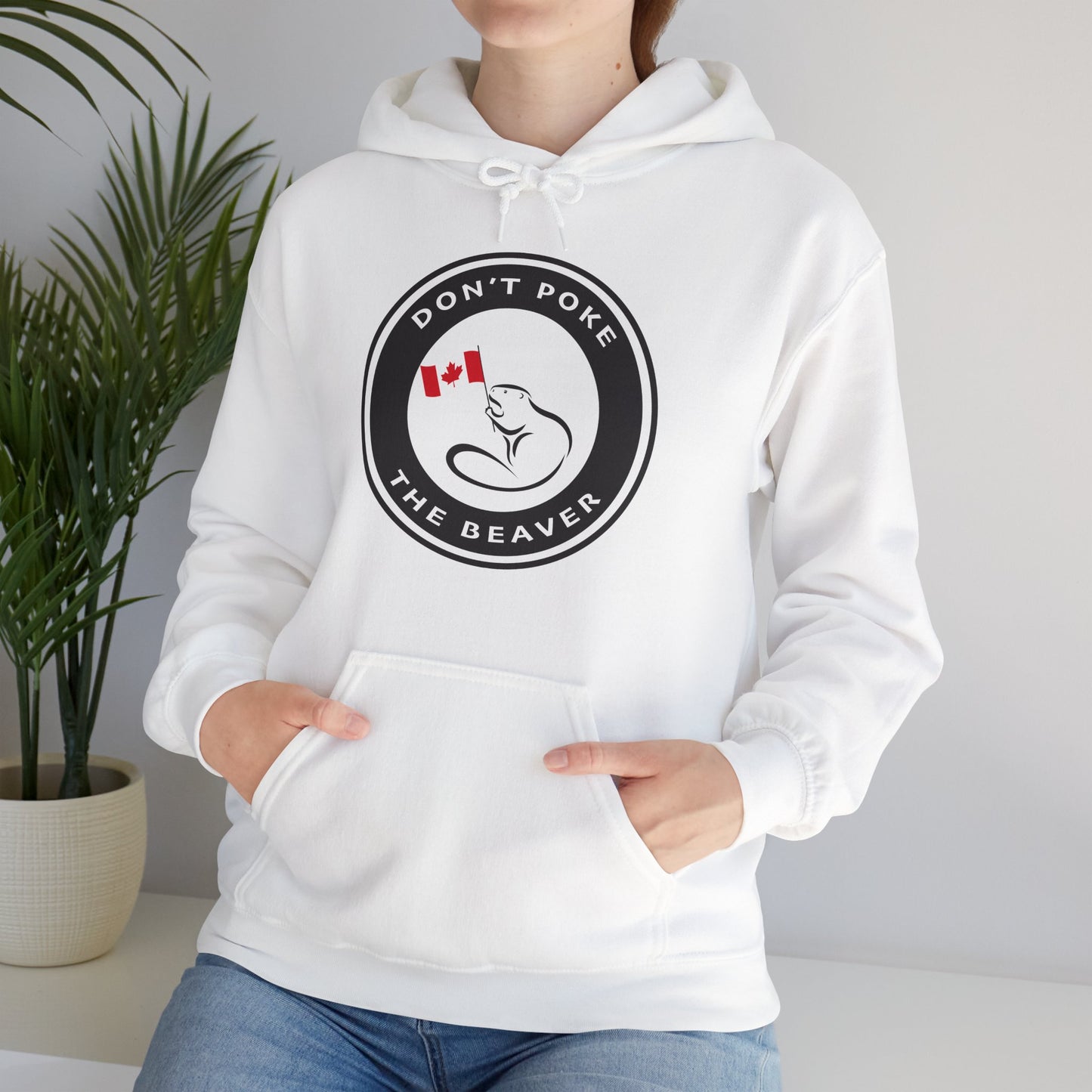 Don't Poke The Beaver Original Collection - Unisex Heavy Blend™ Hooded Sweatshirt