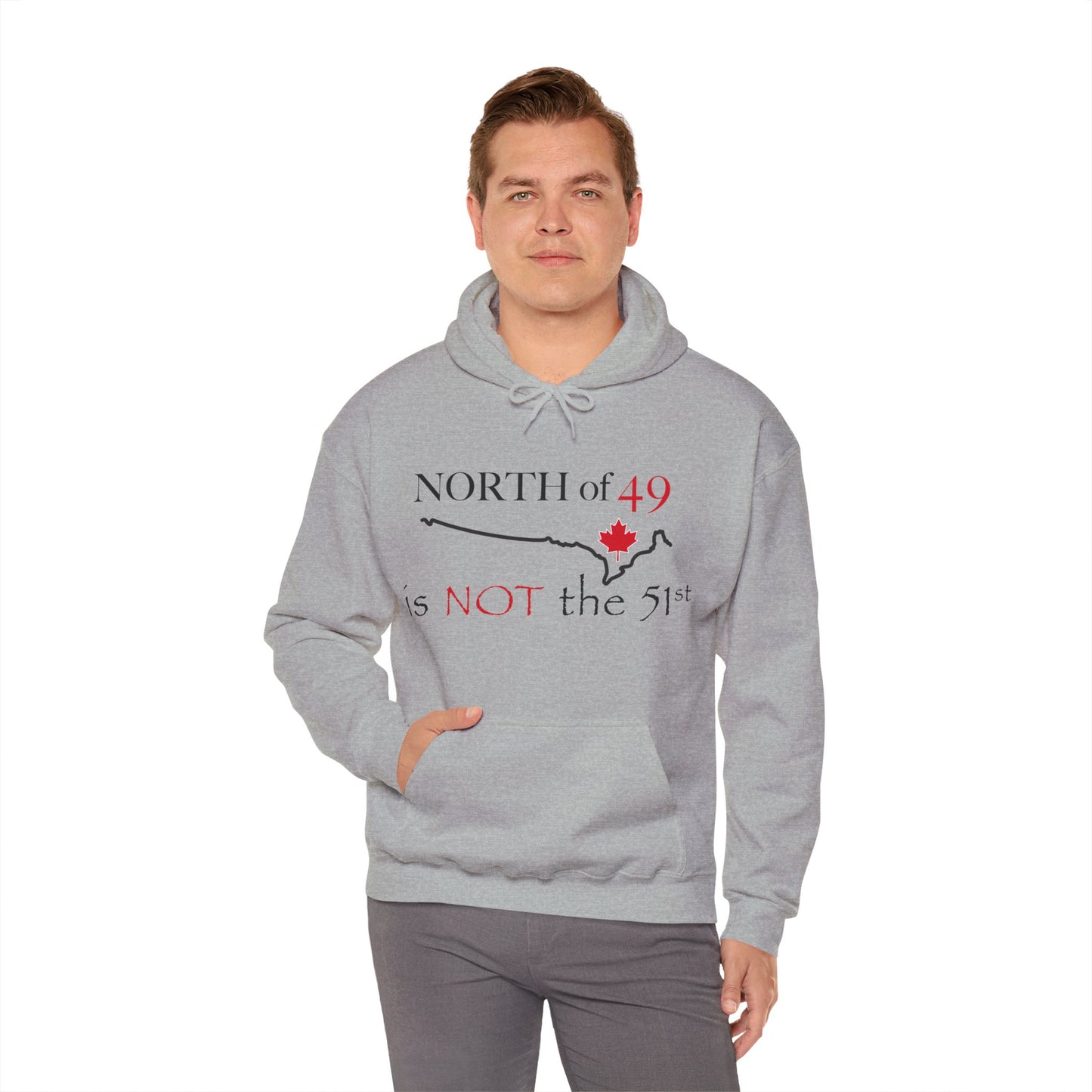 North of 49 - Unisex Heavy Blend™ Hooded Sweatshirt