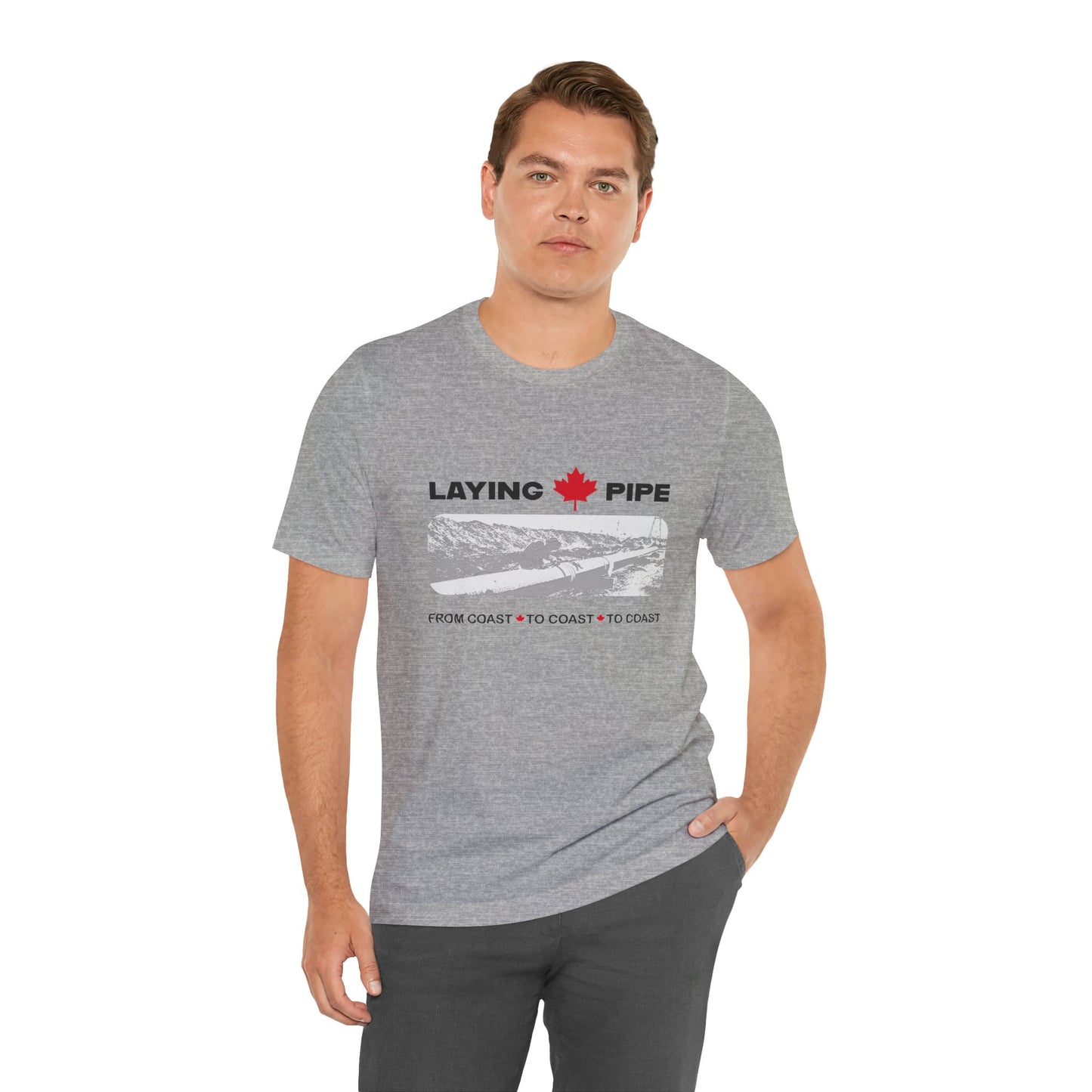 Laying Pipe - Unisex Jersey Short Sleeve Tee