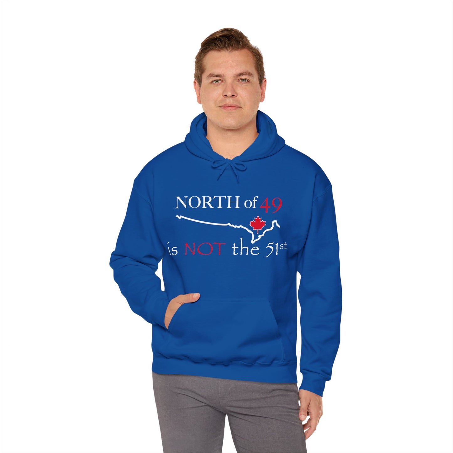 North of 49 - Unisex Heavy Blend™ Hooded Sweatshirt