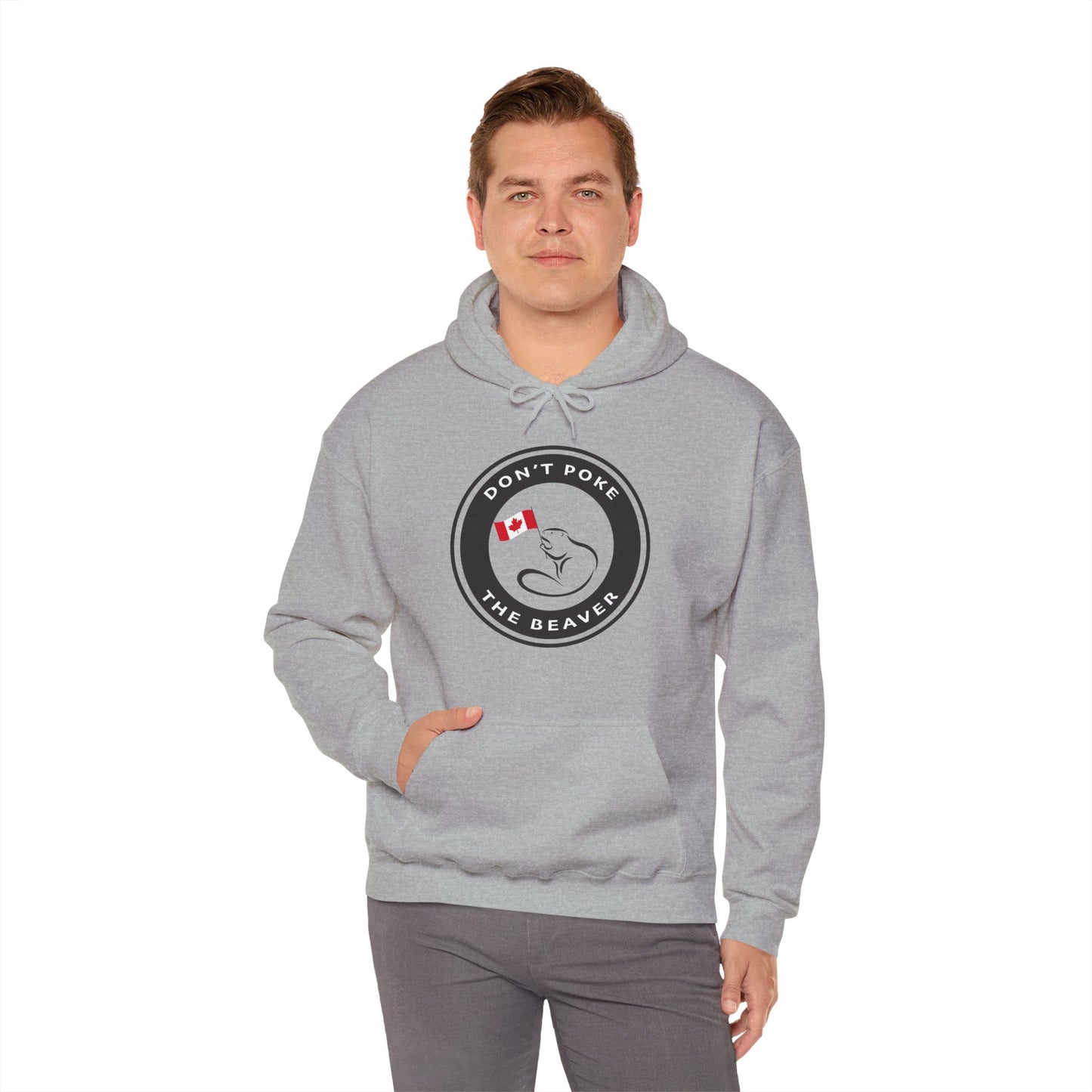 Don't Poke The Beaver Original Collection - Unisex Heavy Blend™ Hooded Sweatshirt