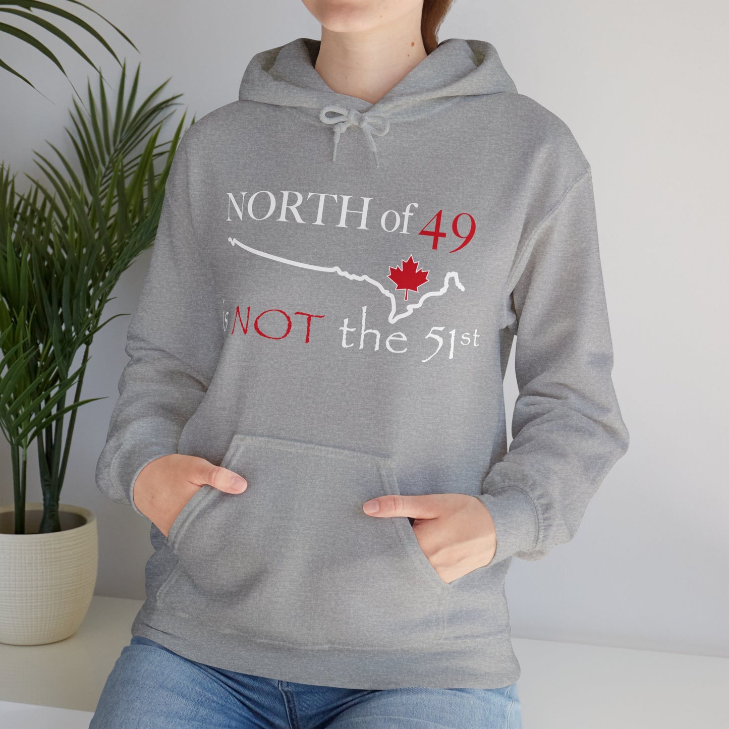 North of 49 - Unisex Heavy Blend™ Hooded Sweatshirt