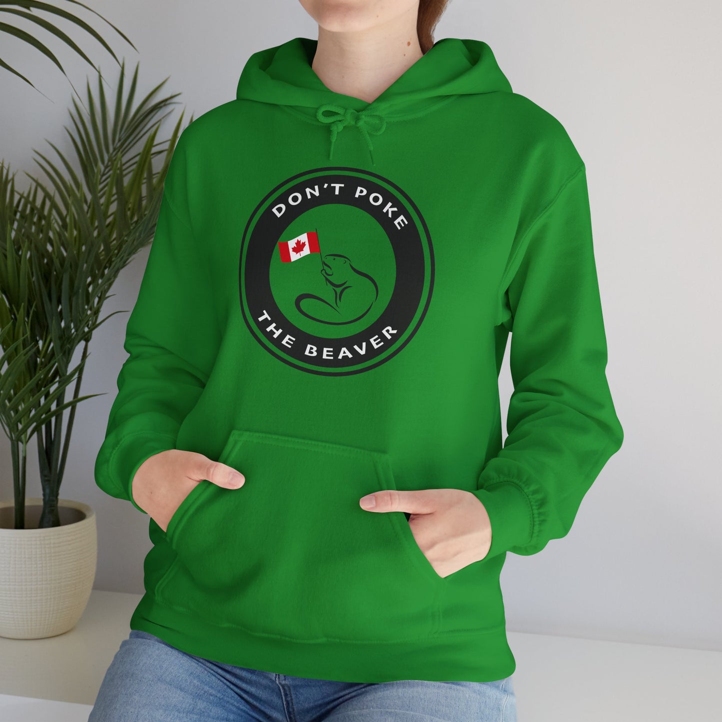 Don't Poke The Beaver Original Collection - Unisex Heavy Blend™ Hooded Sweatshirt