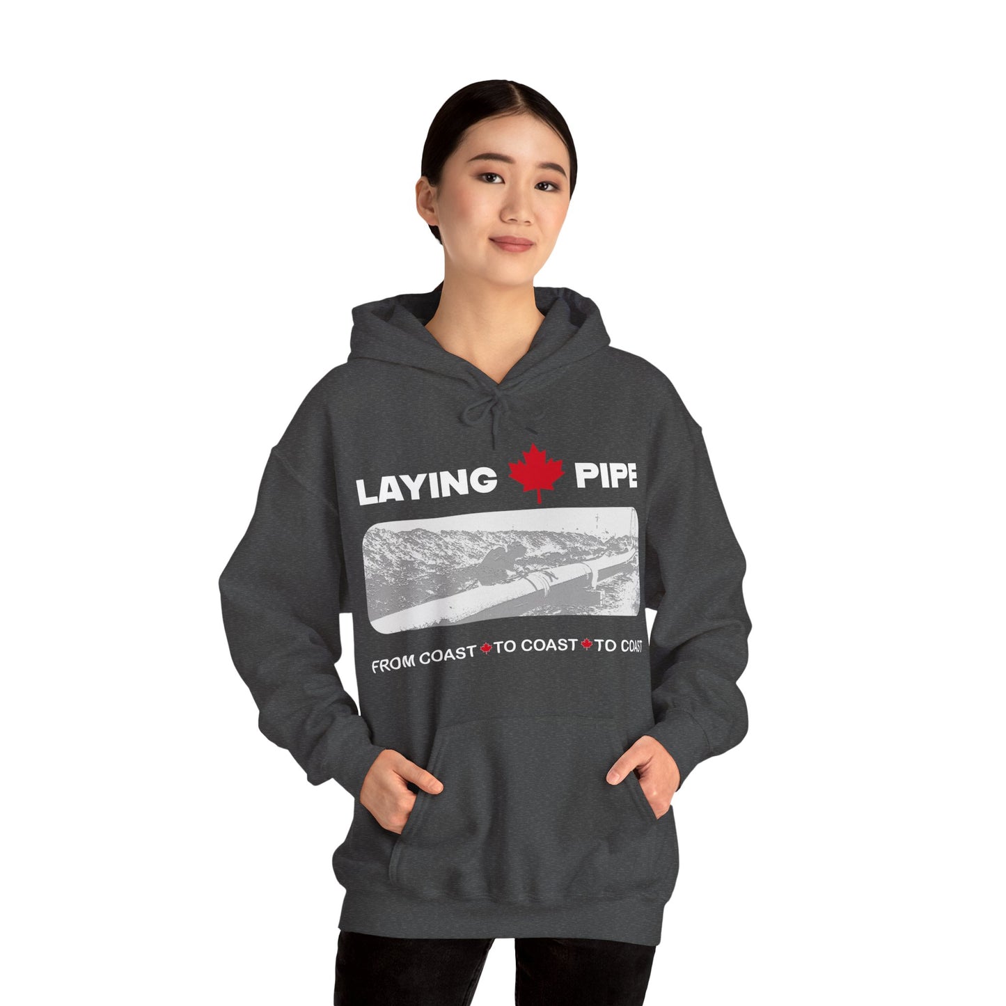 Laying Pipe - Unisex Heavy Blend™ Hooded Sweatshirt