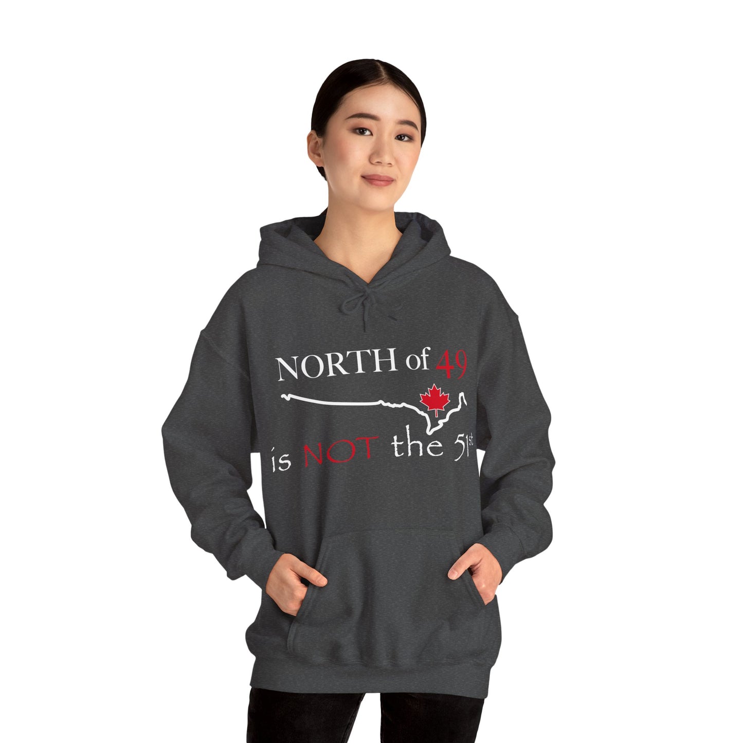 North of 49 - Unisex Heavy Blend™ Hooded Sweatshirt