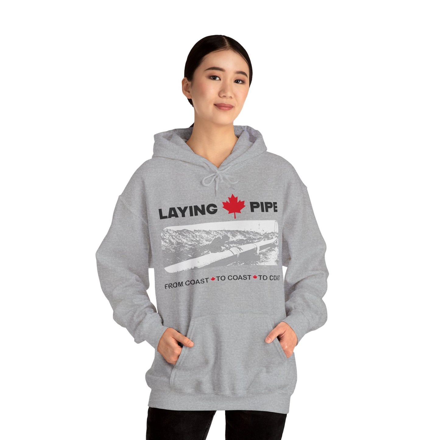 Laying Pipe - Unisex Heavy Blend™ Hooded Sweatshirt