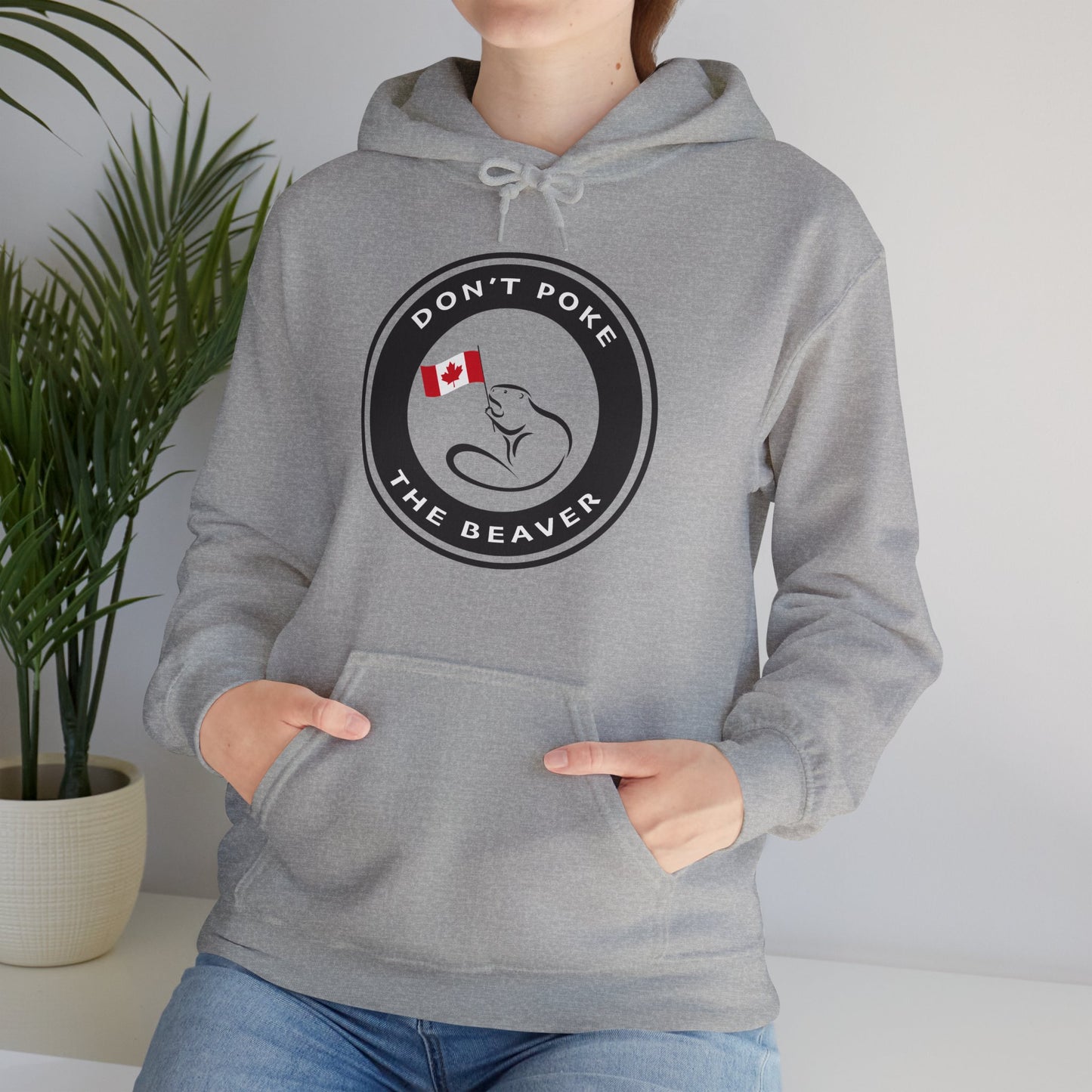 Don't Poke The Beaver Original Collection - Unisex Heavy Blend™ Hooded Sweatshirt