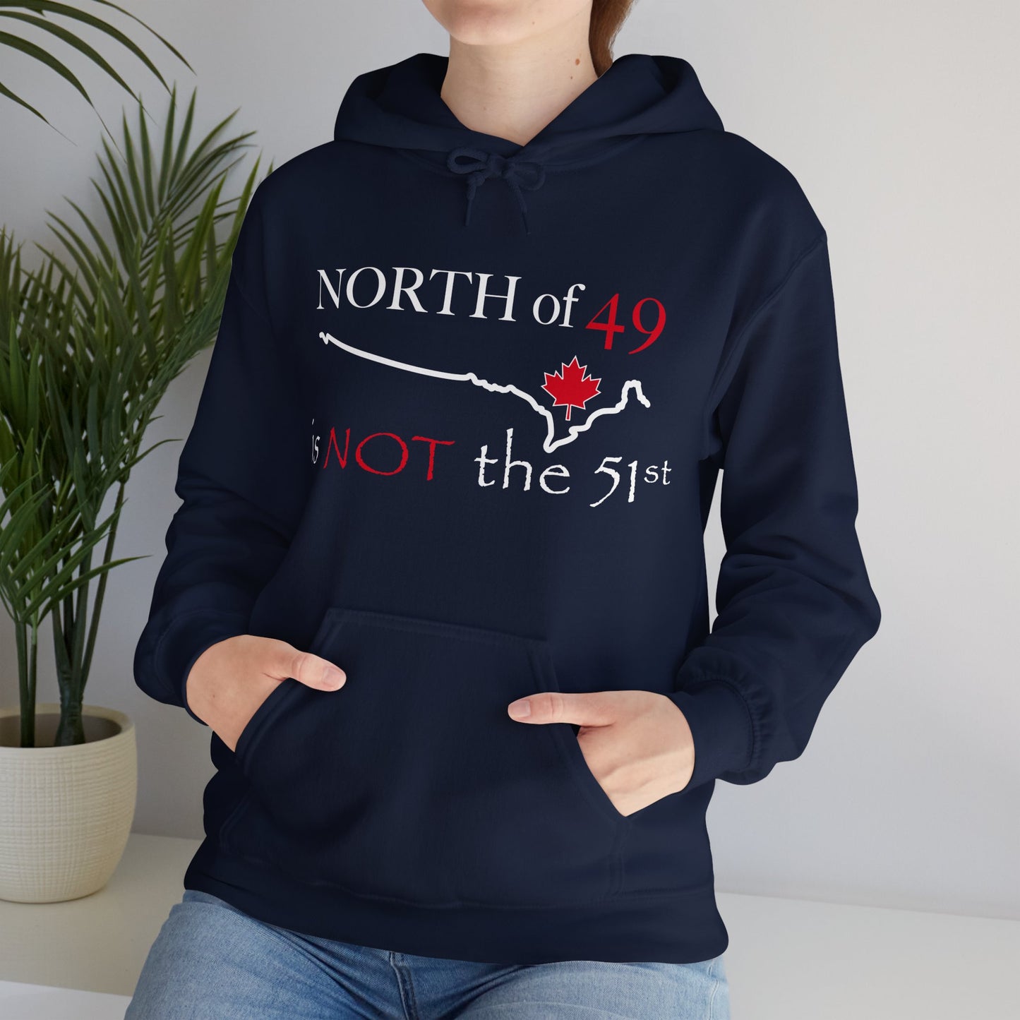 North of 49 - Unisex Heavy Blend™ Hooded Sweatshirt