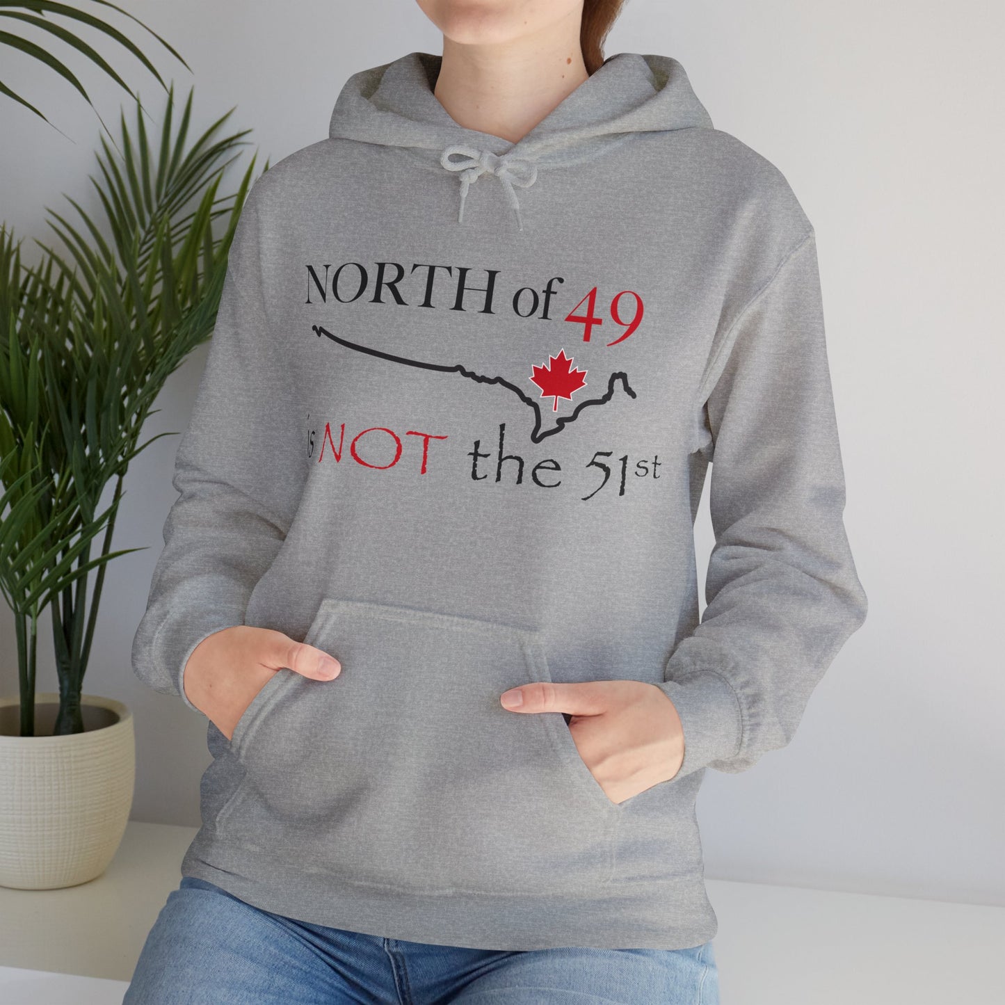 North of 49 - Unisex Heavy Blend™ Hooded Sweatshirt