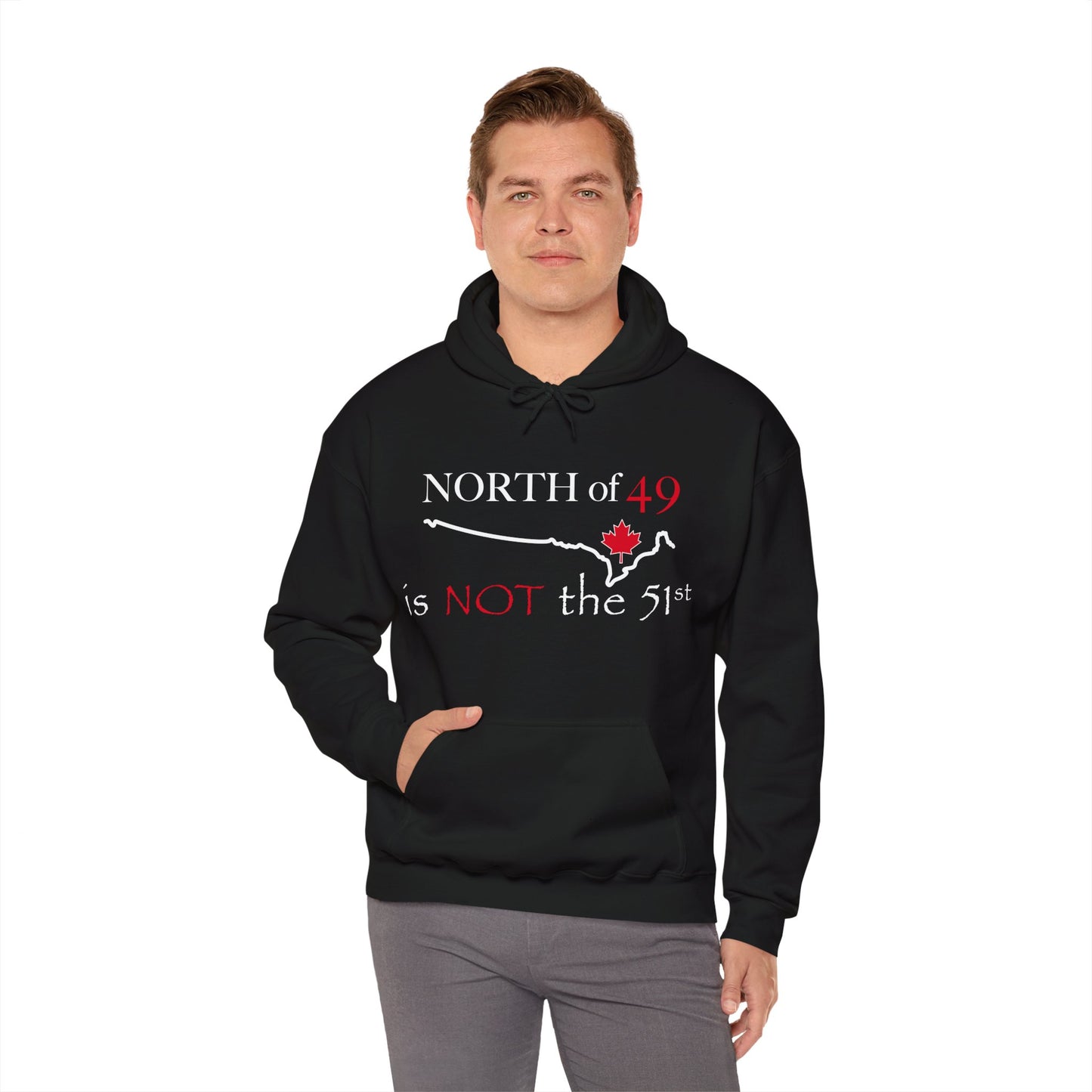 North of 49 - Unisex Heavy Blend™ Hooded Sweatshirt