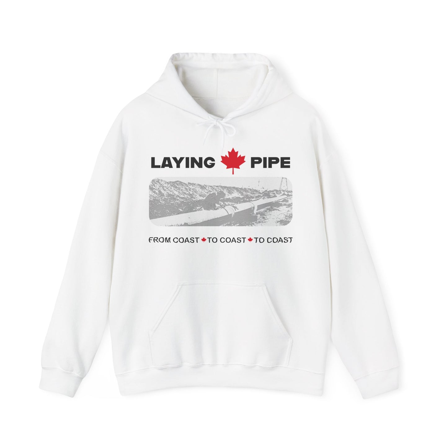 Laying Pipe - Unisex Heavy Blend™ Hooded Sweatshirt