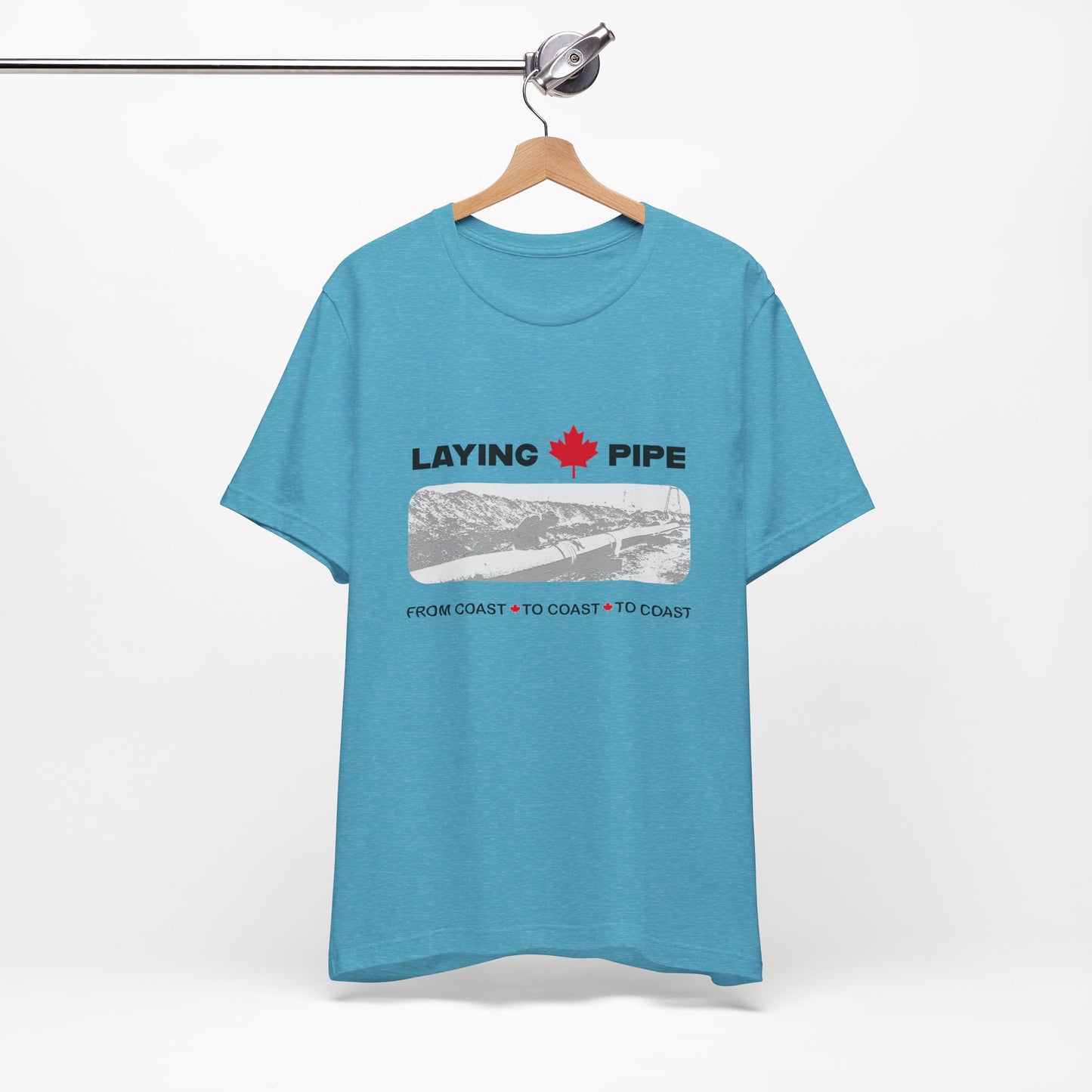 Laying Pipe - Unisex Jersey Short Sleeve Tee