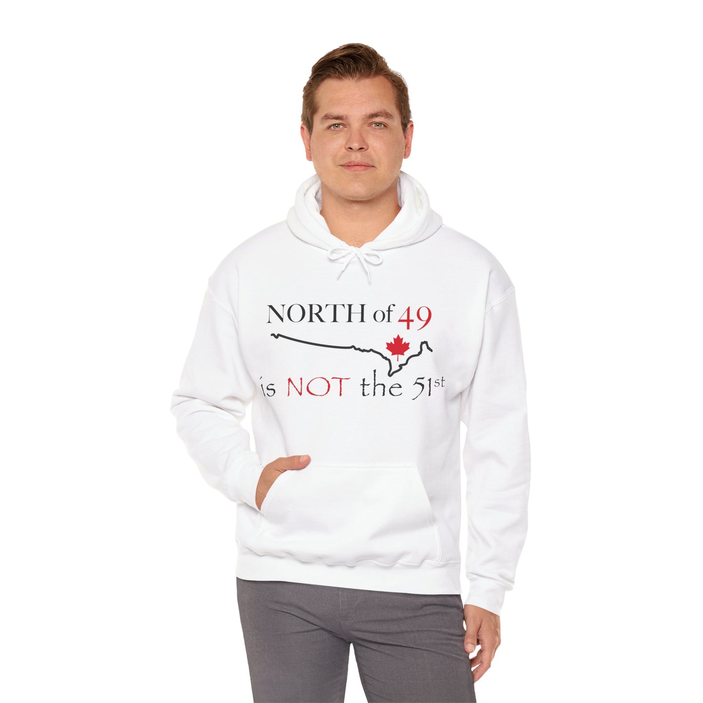 North of 49 - Unisex Heavy Blend™ Hooded Sweatshirt