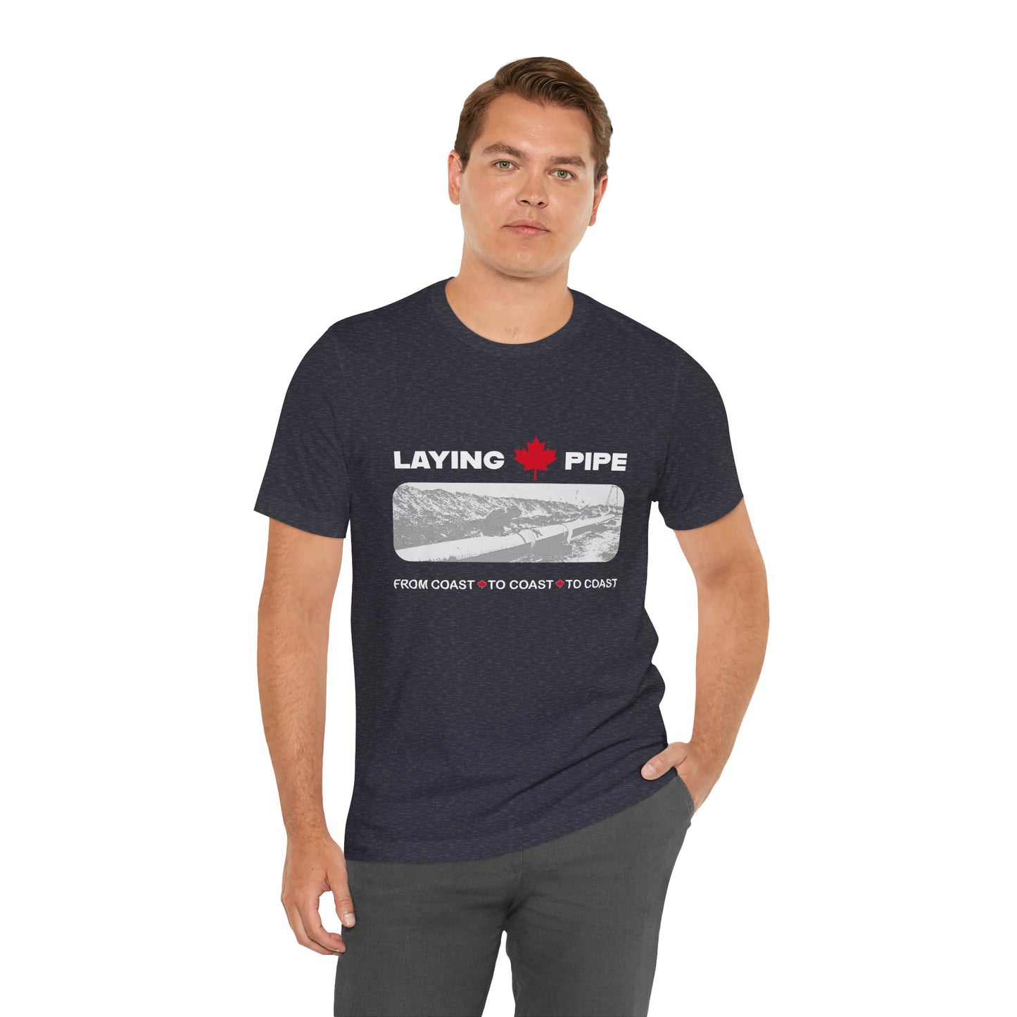 Laying Pipe - Unisex Jersey Short Sleeve Tee