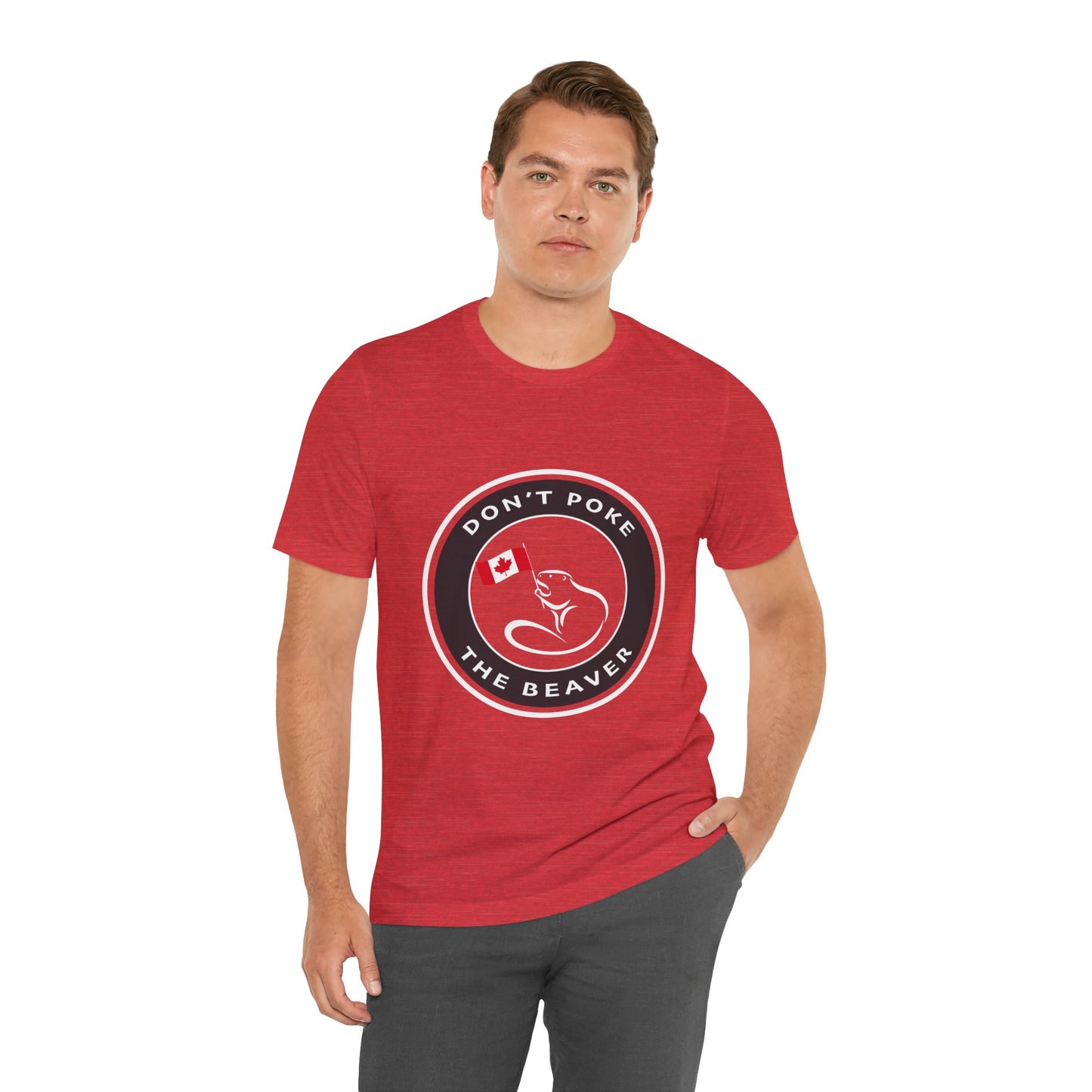 Don't Poke The Beaver Original Collection - Unisex Jersey Short Sleeve Tee